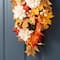 Glitzhome® 28" Fall Dahlia, Lotus Pod and Berry Swag